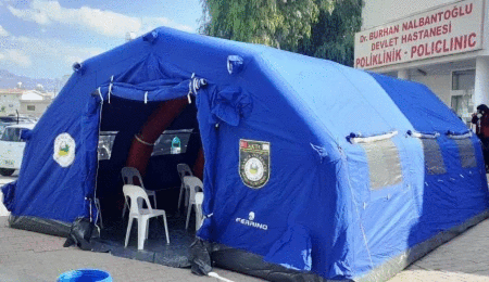 Sivil Savunma Teşkilatı’ndan 'bekleme çadırı'